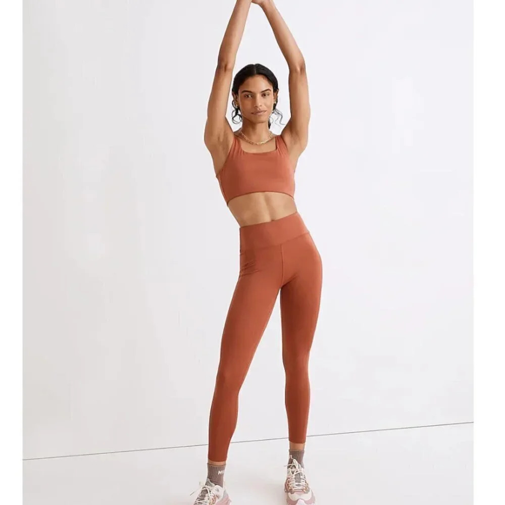 Madewell Flex 25" High Rise Leggings Red Size X-Small